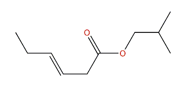 Isobutyl (E)-3-hexenoate